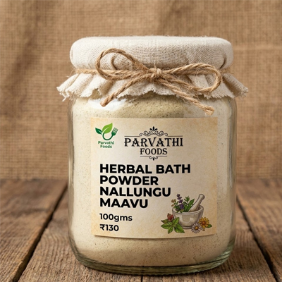 Herbal bath powder nallungu maavu