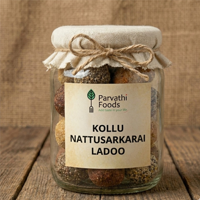 Kollu nattusarkarai ladoo