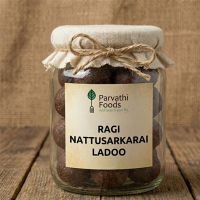 Ragi Nattusarkarai Ladoo