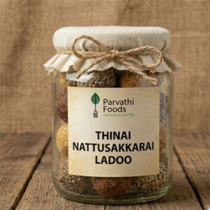 Thinai nattusakkarai ladoo